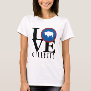 T-shirt LOVE Gillette Wyoming