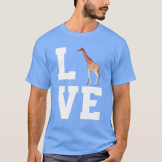 T-shirt Love Giraffes friends