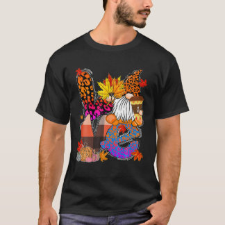 T-shirt Love Gnome Happy Fall Y'all Automne Automne Chute 