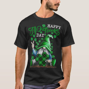 T-shirt LOVE Gnomes Shamrock irlandais Lucky Jour de la Sa