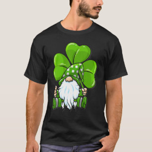 T-shirt Love Gnomes Shamrock irlandais St Patrick's Day Fo