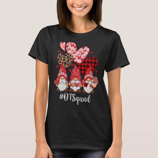 T-shirt LOVE Gnomes Valentine OT Squad Professionnel Thera (Devant)