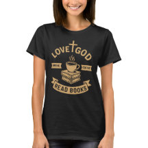 Love God Drink Coffee Lire les livres Amateurs