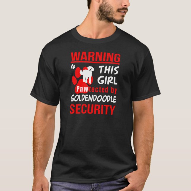 T-shirt love Goldendoodle Funny Cadeau (Devant)