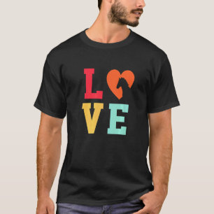 T-shirt Love Graphic Horse Lover Equestrider Horses F