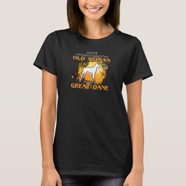 T-shirt love Great dane Funny Giant (Devant)