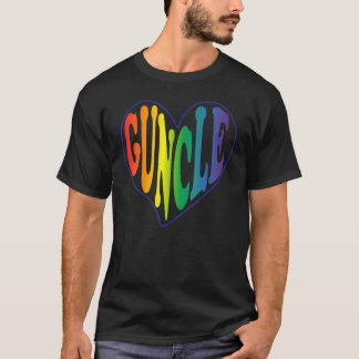 T-shirt Love Guncle Lgbt Pride Gay Uncle Lgbt Support