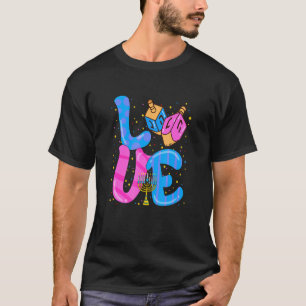 T-shirt Love Hanoukka Dreidel Happy Chanukkah Costume Jewi