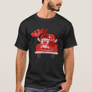 T-shirt LOVE Heart Valentine's Day Gnome Couple Camion Val