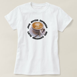 T-shirt Love Heart Venise Cappuccino Tasse à Café