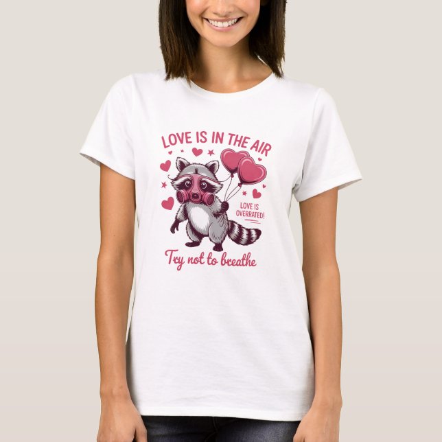 T-shirt Love is in the Air Valentine (Devant)