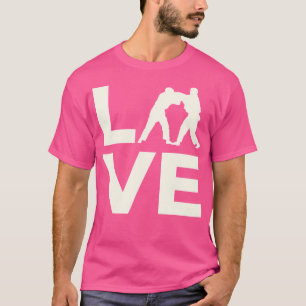 T-shirt Love Judo Silhouette