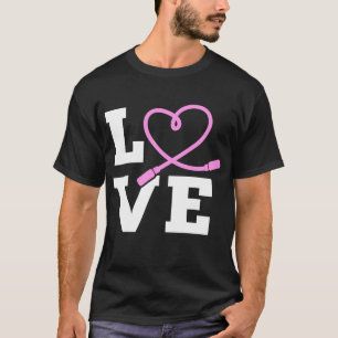 T-shirt LOVE Jump Rope Ignorer Jumping Sports
