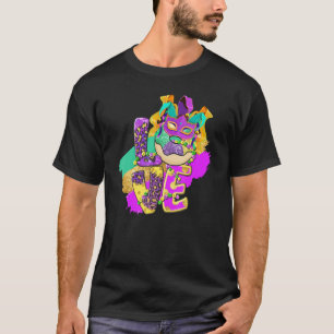T-shirt Love King Cake Funny Mardi Gras