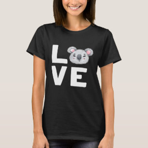 T-shirt Love Koala Oear Ecologist Australie Girl Boy Save