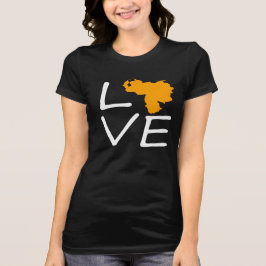 T-shirt love le Vénézuéla