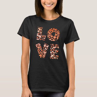 T-shirt Love Leopard Cheetah Poster de animal 8