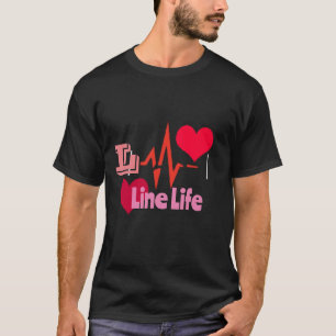 T-shirt Love Life Hard : Conception Inspirationnelle Impri
