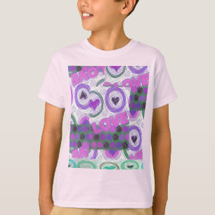 T-shirt Love lovely heartily heart sentimental feeling