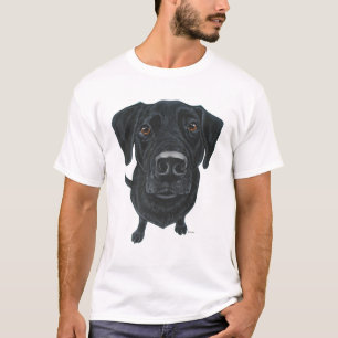 T-shirt Love Me Dog Black Labrador Retriever