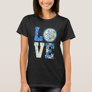 T-shirt Love mignon Décorations Pâques Pesach Juif Holi