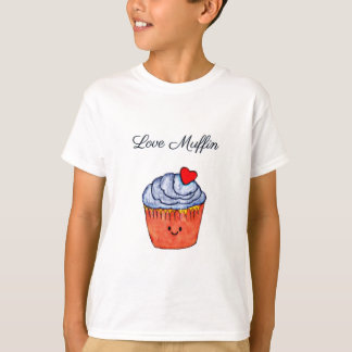 T-shirt Love Muffin Blue