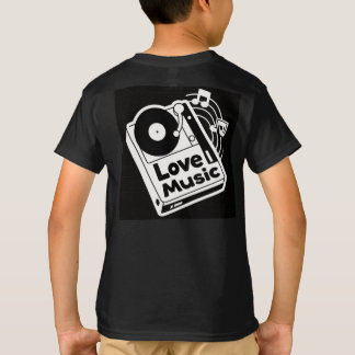 T-shirt Love Music : Spin the Soul