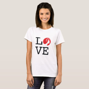 T-shirt Love Music Top