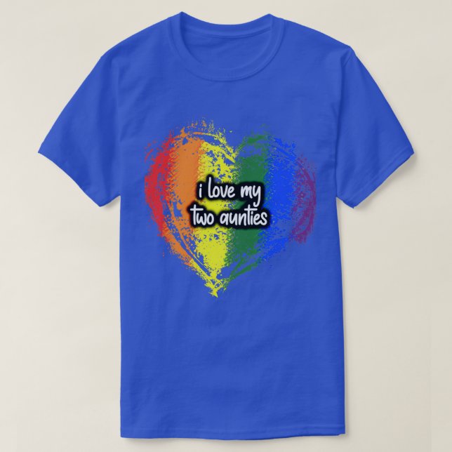 T-SHIRT LOVE MY AUNTS (Design devant)