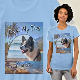 T-shirt Love My Dog Yelapa Beach 761