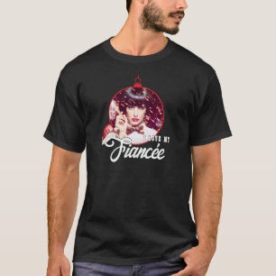 T-shirt Love My Fiancée Trendy Christmas Ornament Photo