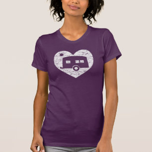 T-shirt Love My Trailer Caravan Camper Van
