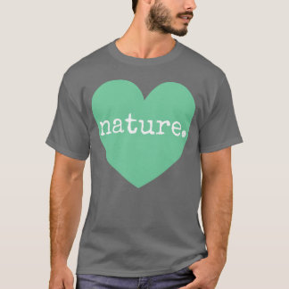 T-shirt Love Nature Heart retro