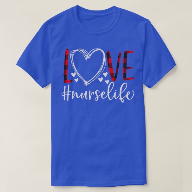 T-shirt Love Nurse Life (Design devant)