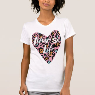 T-shirt Love Nurse Life Cheetah 16Love Nurse Life Cheetah