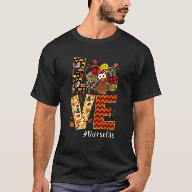 T-shirt Love Nurse Life Unisex Adultes Enfants Infirmières (Devant)