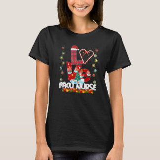 T-shirt Love Pacu Nurse Santa Hat Candy Xmas Pajama