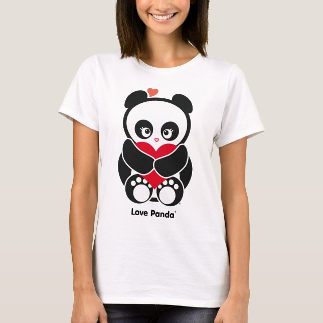 T-shirt Love Panda® Micro-Fibre (Devant)