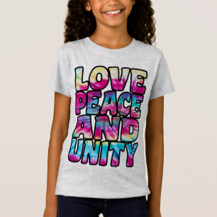 T-Shirt LOVE PEACE UNITY.