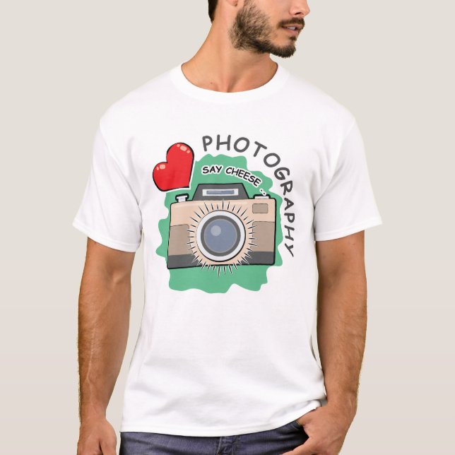 T-shirt Love Photography (Devant)