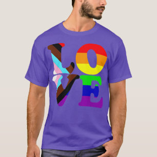 T-shirt Love Progress Gay pride LGBT