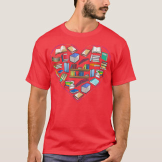 T-shirt Love Reading Book Design For Book Lover Reader Ner