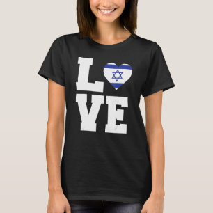 T-shirt Love Retro Israel