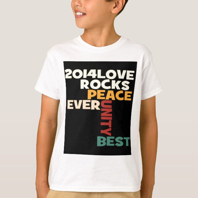 T-shirt Love Rocks (Devant)