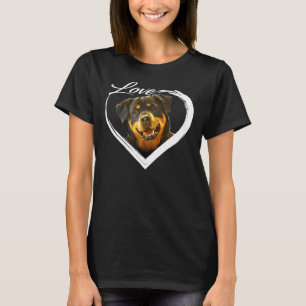T-shirt Love Rottweilers Metzgerhund Rottie Chien Chien Lo