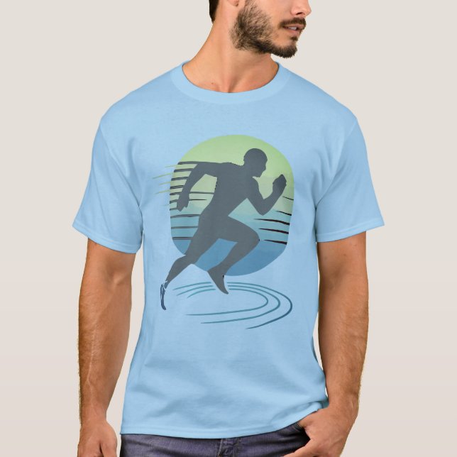 T-shirt Love Running Marathon Coureur compétitif (Devant)