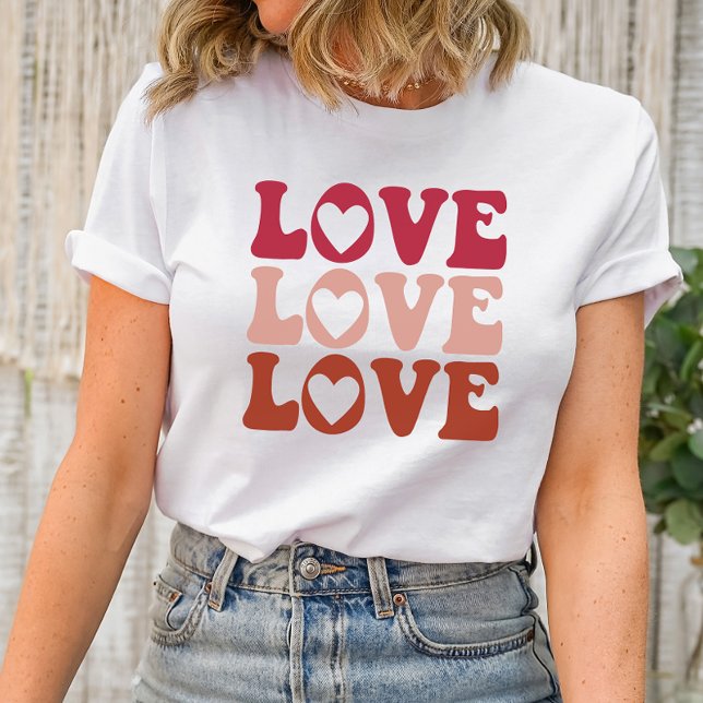 T-shirt Love Saint Valentin Chemise (Celebrate love in style with our "Love Valentine's Day" Shirt – a heartfelt and charming design craf)