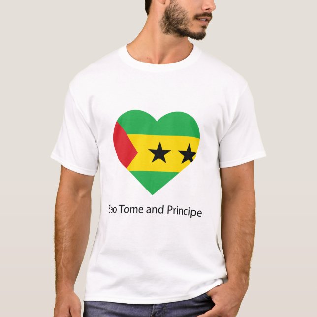 T-shirt Love Sao Tome et Princeipe (Devant)