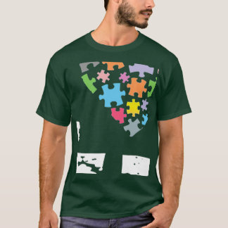 T-shirt Love Sensibilisation sur l'autisme long manche TSh