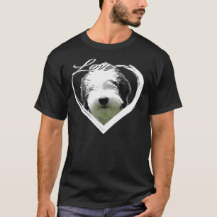 T-shirt Love Sheepadoodle Old English Sheepdog + Poodle Lo